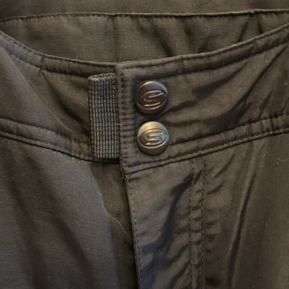 Slalom Black Ski Snowboard Snow Bib Overalls - Picture 7 of 15